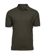 Luxury stretch polo (1405) — Dark Olive