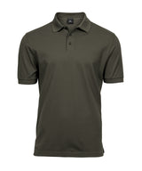 Luxury stretch polo (1405) — Deep Green