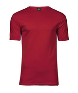 Interlock tee (520) — Deep Red