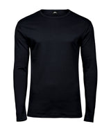 Long sleeve interlock tee (530) — Black