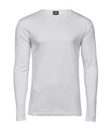 Long sleeve interlock tee (530) — White