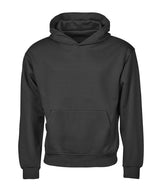 UNLABELED heavy loose-fit hooded sweatshirt (5162) — Black