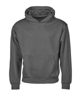 UNLABELED heavy loose-fit hooded sweatshirt (5162) — Powder Grey
