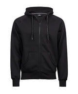 Fashion full-zip hoodie (5435) — Black