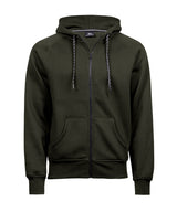Fashion full-zip hoodie (5435) — Dark Olive