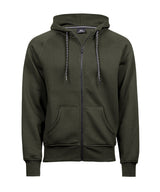 Fashion full-zip hoodie (5435) — Deep Green