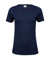 Women’s stretch tee (450) — Navy