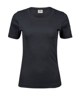 Women’s interlock tee (580) — Dark Grey