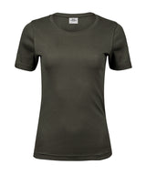 Women’s interlock tee (580) — Deep Green