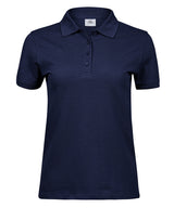 Women’s heavy polo (1401) — Navy