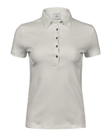 Women’s Pima cotton polo (1441) — Cement