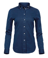 Women’s casual twill shirt (4003) — Indigo