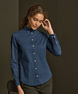 Women’s casual twill shirt (4003) — lifestyle