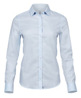 Women’s stretch luxury shirt (4025) — Light Blue