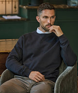 Ribbed interlock crew neck (5504) — lifestyle