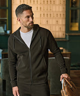 Ribbed interlock hooded full-zip (5508) — lifestyle