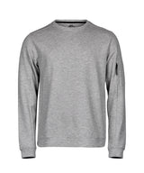 Athletic crew neck sweatshirt (5700) — Heather Grey