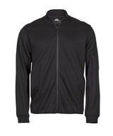 Athletic full-zip sweatshirt (5704) — Black