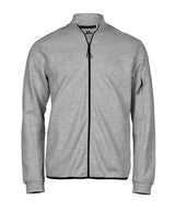 Athletic full-zip sweatshirt (5704) — Heather Grey