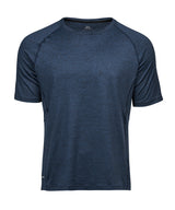 CoolDry tee (7020) — Navy Melange