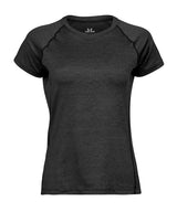 Women’s CoolDry tee (7021) — Black Melange