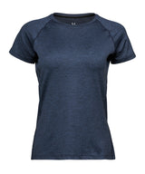 Women’s CoolDry tee (7021) — Navy Melange