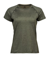 Women’s CoolDry tee (7021) — Olive Melange