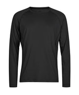 Long sleeve CoolDry tee (7022) — Black