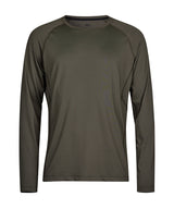 Long sleeve CoolDry tee (7022) — Deep Green
