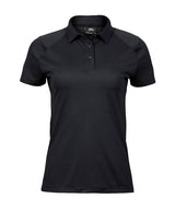 Women’s luxury sport polo (7201) — Black