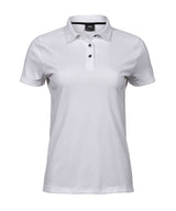 Women’s luxury sport polo (7201) — White