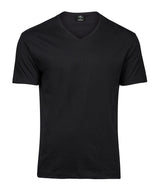 Fashion v-neck Sof tee (8006) — Black