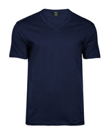Fashion v-neck Sof tee (8006) — Navy