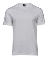Fashion v-neck Sof tee (8006) — White
