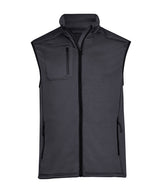 Stretch fleece bodywarmer (9104) — Dark Grey