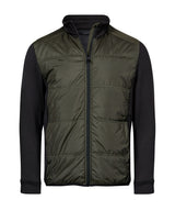 Hybrid-stretch jacket (9110) — Deep Green/Black