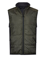 Hybrid-stretch bodywarmer (9114) — Deep Green/Black