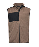Mountain fleece bodywarmer (9122) — Clay/Black