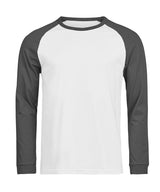 UNLABELED baseball tee (1170) — White/Black