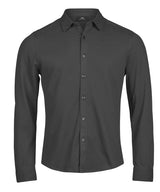Luxury stretch shirt (1416) — Black