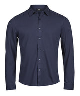 Luxury stretch shirt (1416) — Navy