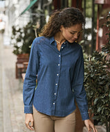 Women’s denim shirt (4005) — lifestyle