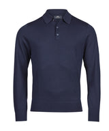 Polo knit (6002) — Navy