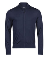 Full-zip knit (6012) — Navy