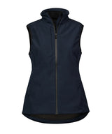 Women's performance softshell bodywarmer (9523) — Deep Navy