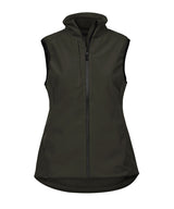 Women's performance softshell bodywarmer (9523) — Hunter Green