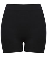 Women's seamless shorts — Black