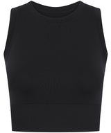 Women’s cropped tank — Black