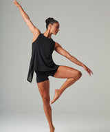Women's open back vest — lifestyle