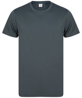 Recycled performance T — Charcoal